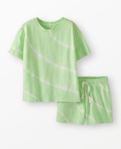 Relaxed Fit Tie-Dye T-Shirt & Shorts Set