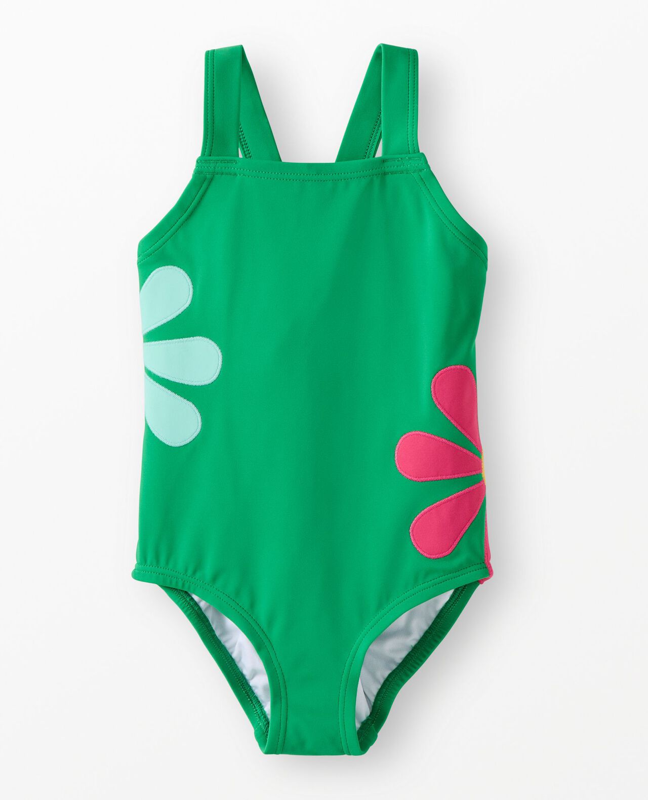 One-Piece Crossback Flower Swimsuit - Image 2