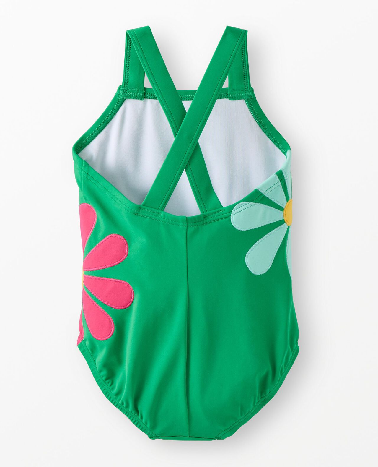 One-Piece Crossback Flower Swimsuit - Image 3
