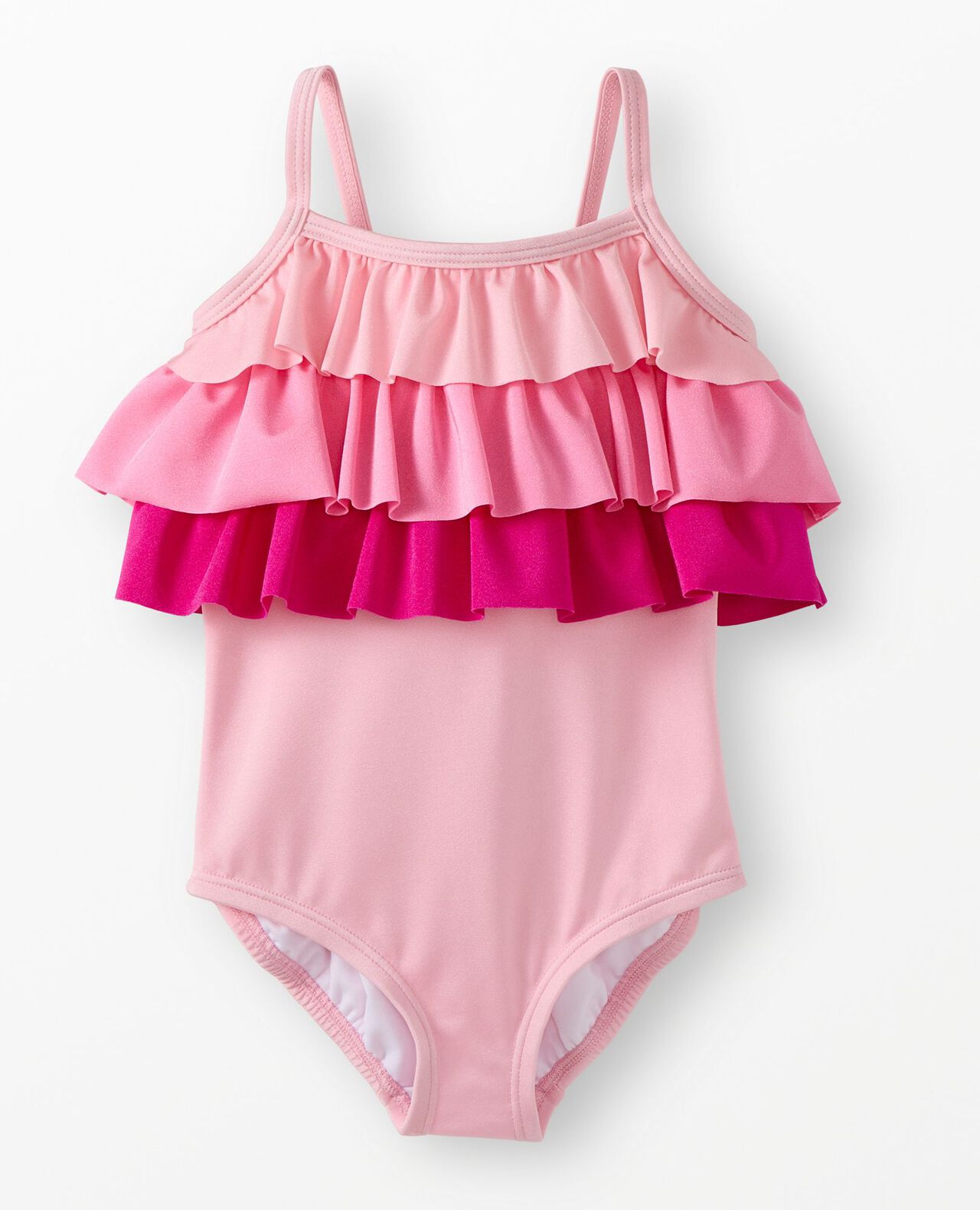 One-Piece Shimmer Ruffle Swimsuit - Image 2