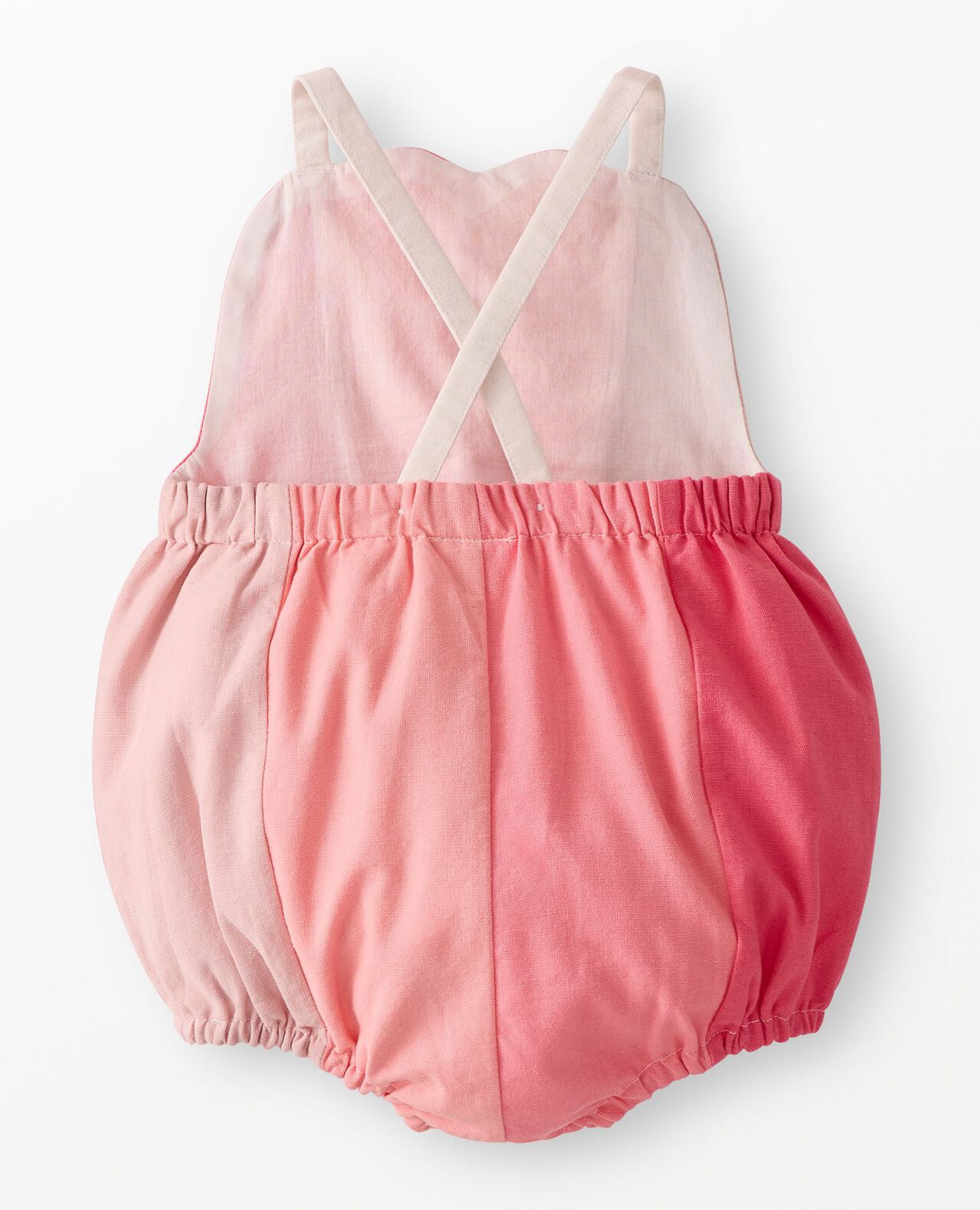 Baby Sleeveless Linen Seashell Romper - Image 2
