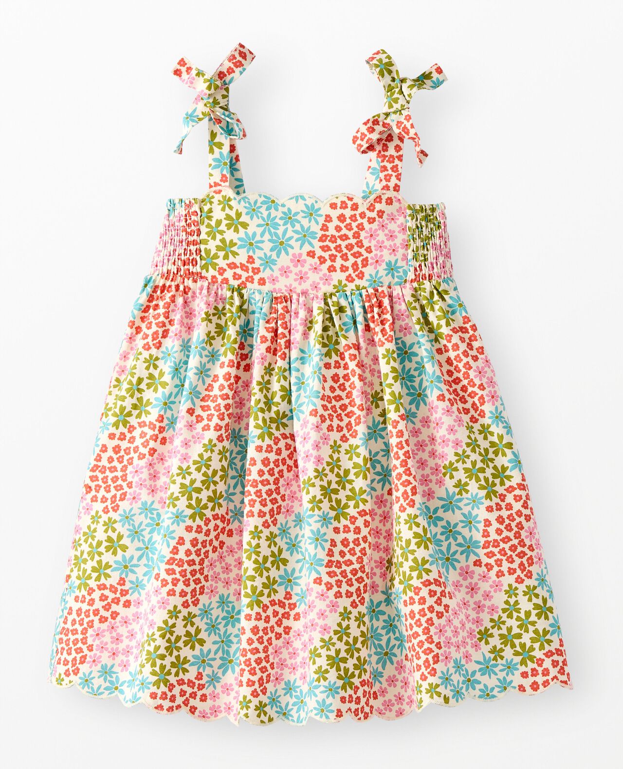 Sleeveless Linen Bow Strap Dress