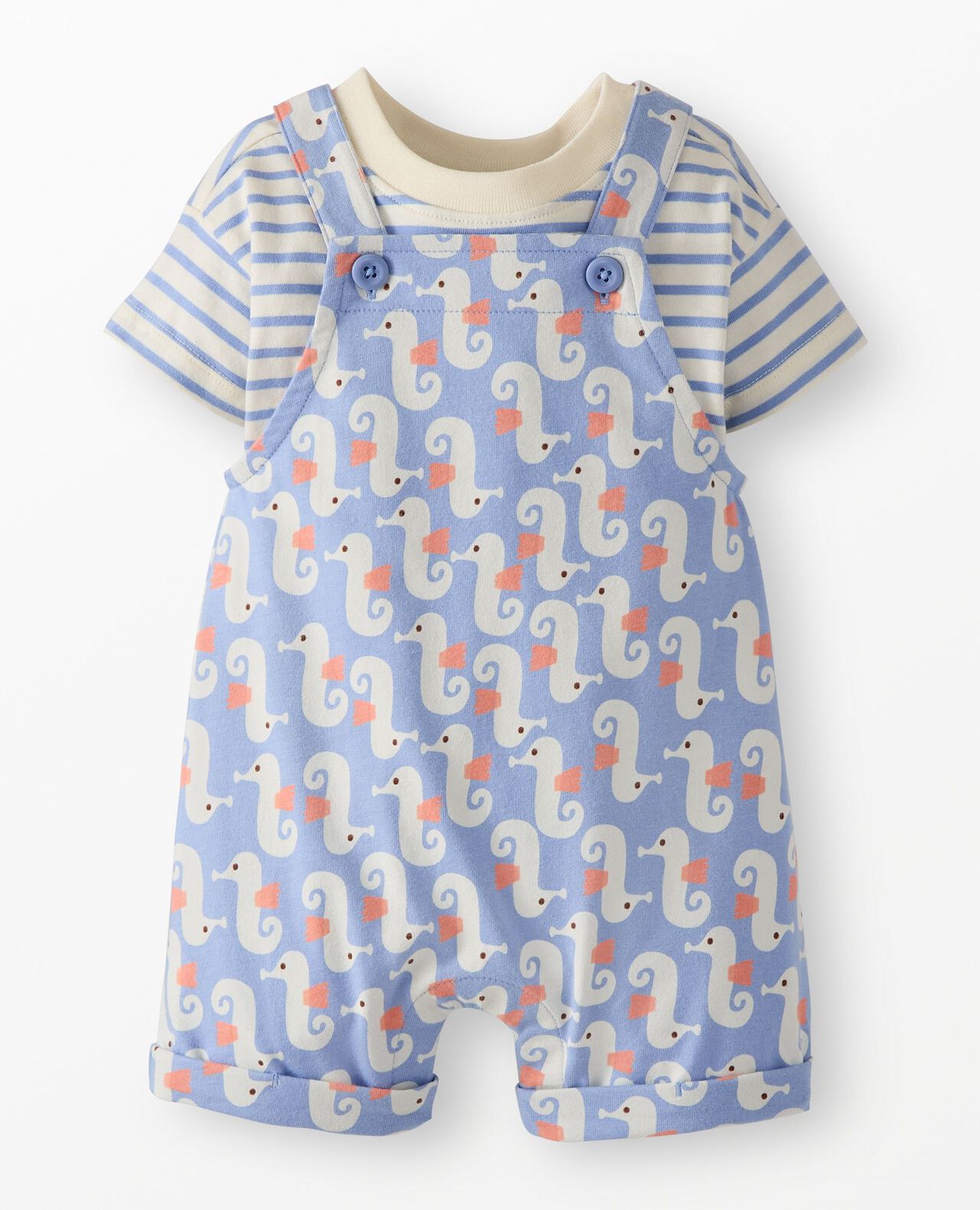 Baby Classic Fit T-Shirt & Shortalls Set