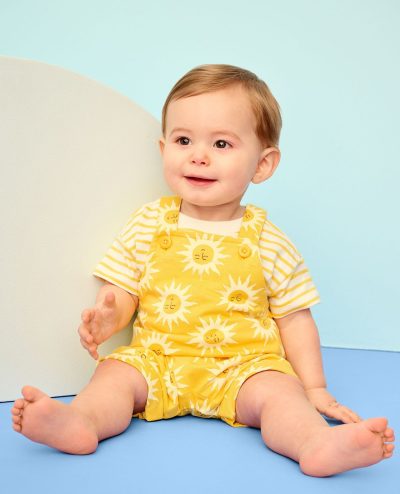 Baby Classic Fit T-Shirt & Shortalls Set