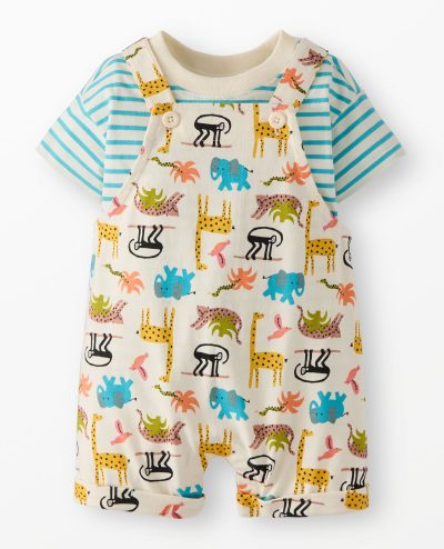 Baby Classic Fit T-Shirt & Shortalls Set