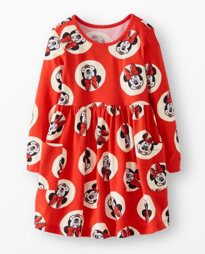 Disney Minnie Mouse Long Sleeve Dress with Pockets