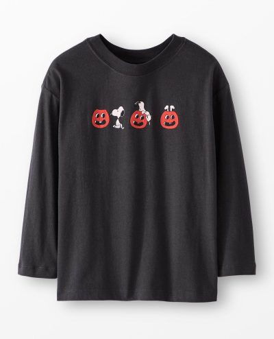 Peanuts Halloween Long Sleeve Graphic T-Shirt