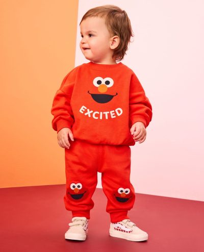 Sesame Street French Terry Sweatshirt & Sweatpants Set