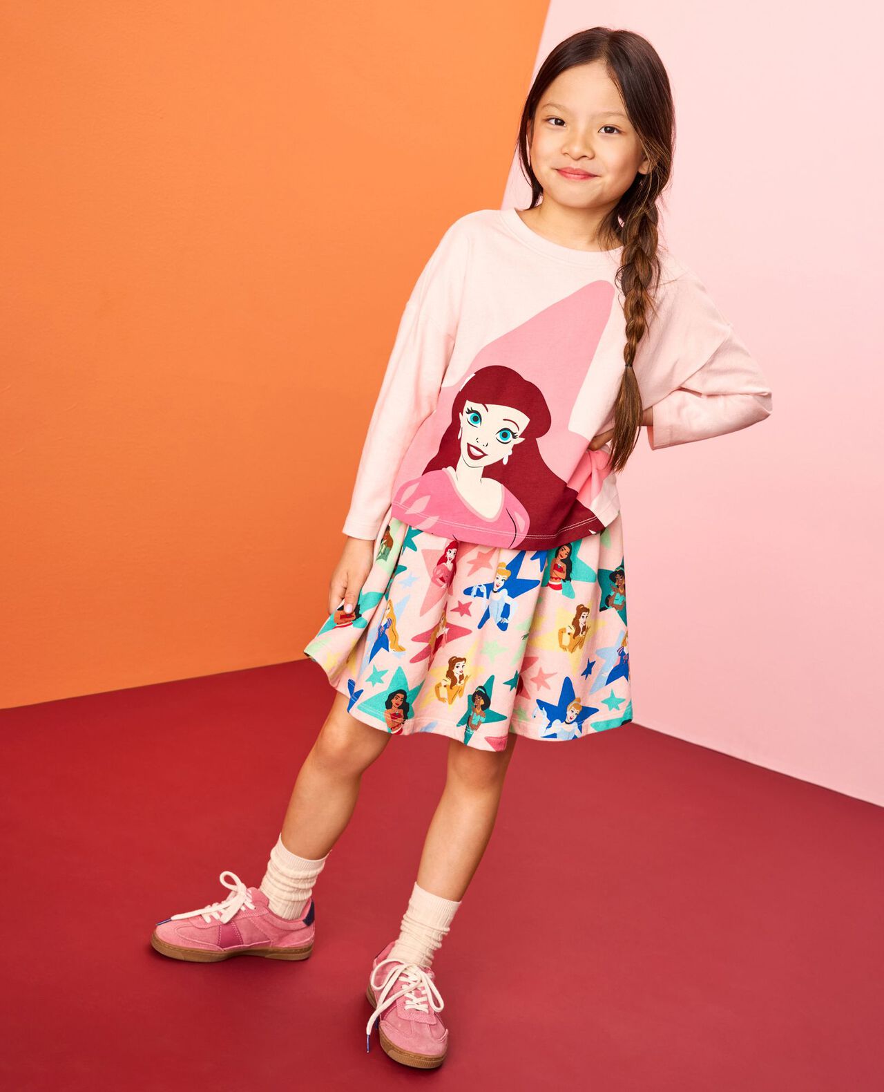Disney Princess French Terry Skirt