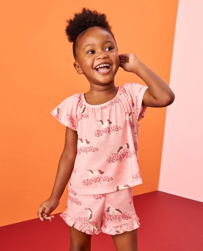Flutter Sleeve Pajama Set