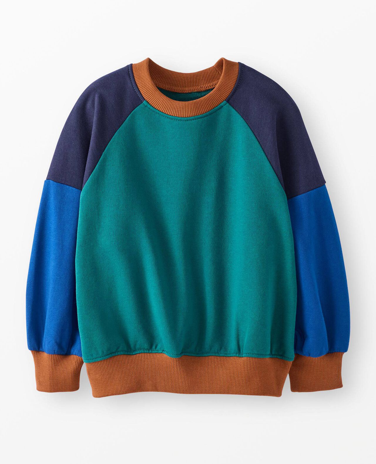 French Terry Colorblock Bubble Sweatshirt - Image 2