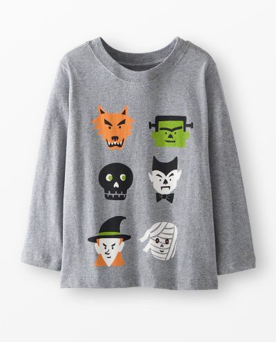 Halloween Long Sleeve Classic Fit Graphic T-Shirt