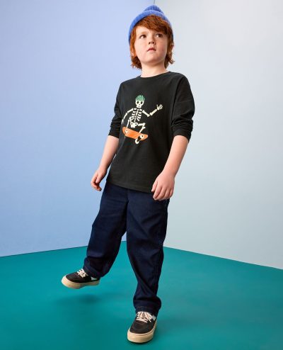 Supersoft Denim Barrel Pants