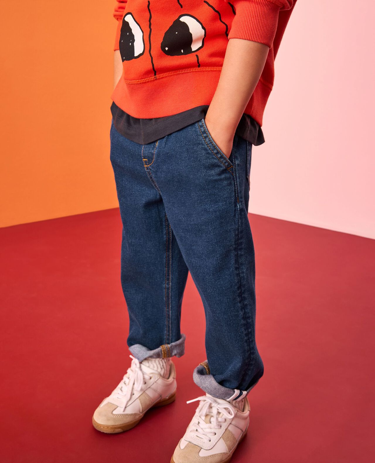 Woven Denim Pants - Image 4