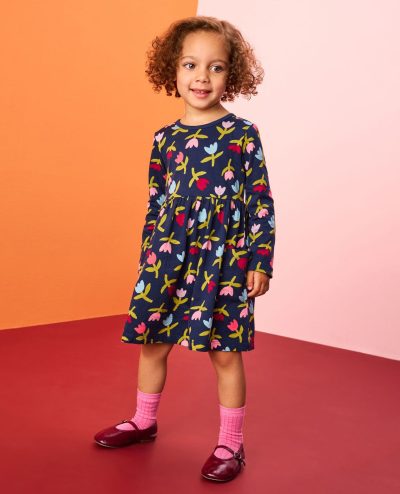 Long Sleeve Playground Dress with Pockets