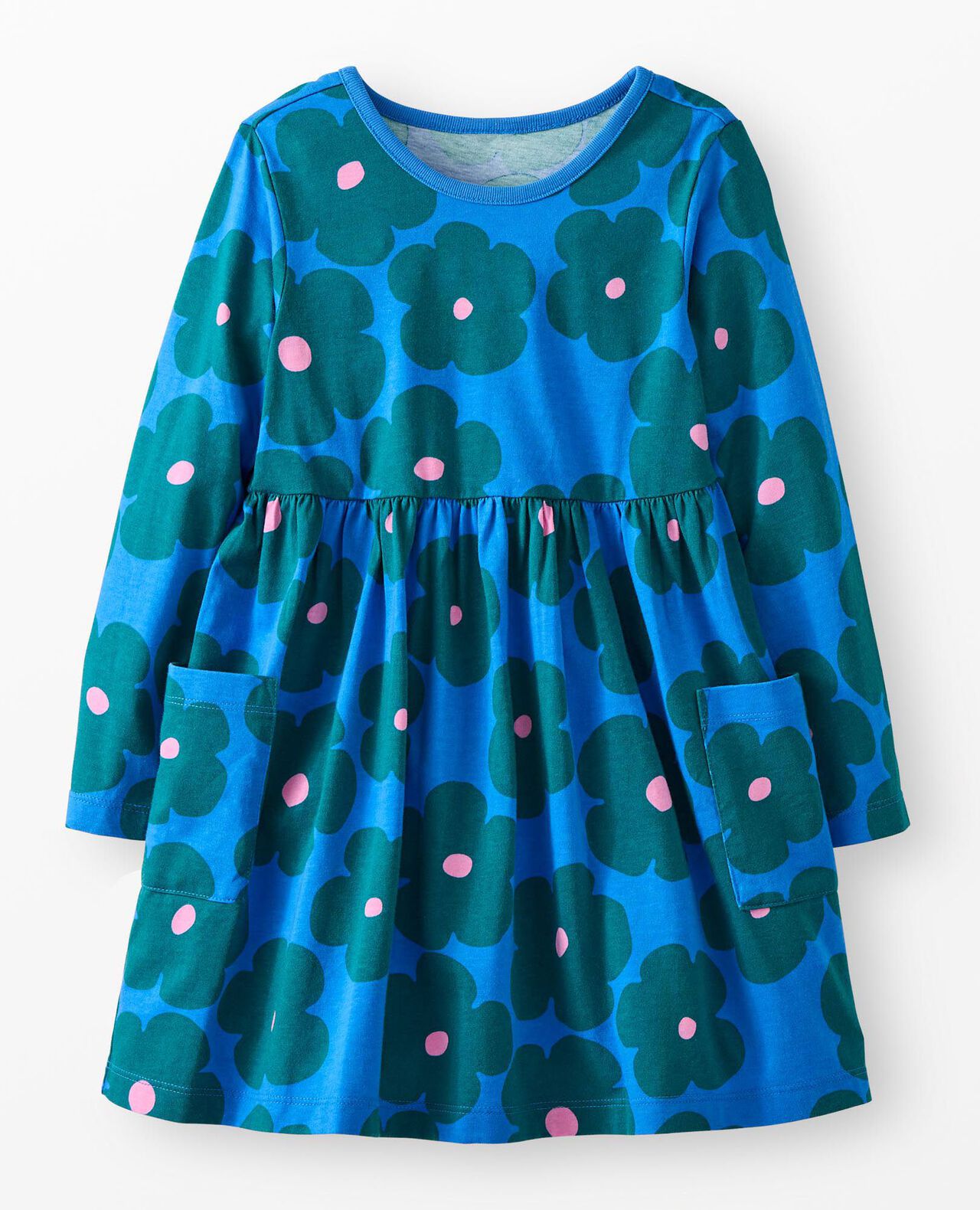 Long Sleeve Playground Dress with Pockets - Image 2