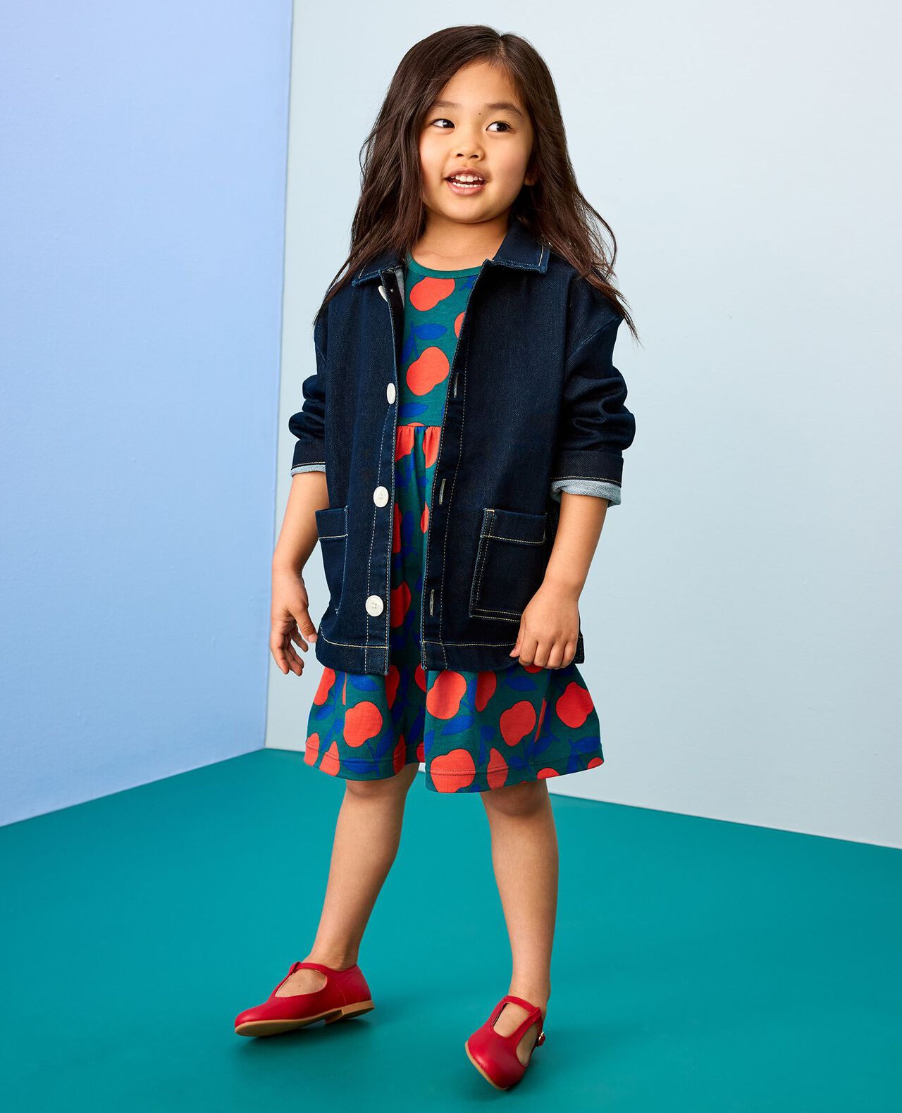 Long Sleeve Playground Dress with Pockets - Image 6