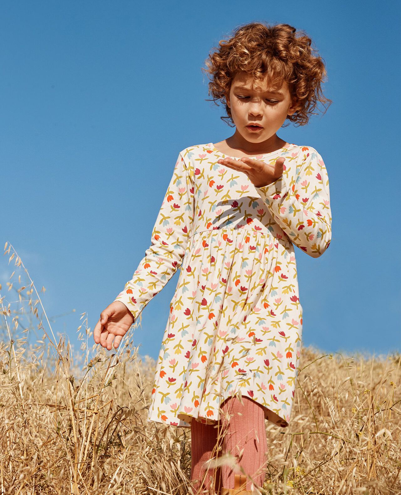 Long Sleeve Skater Dress with Pockets - Image 5