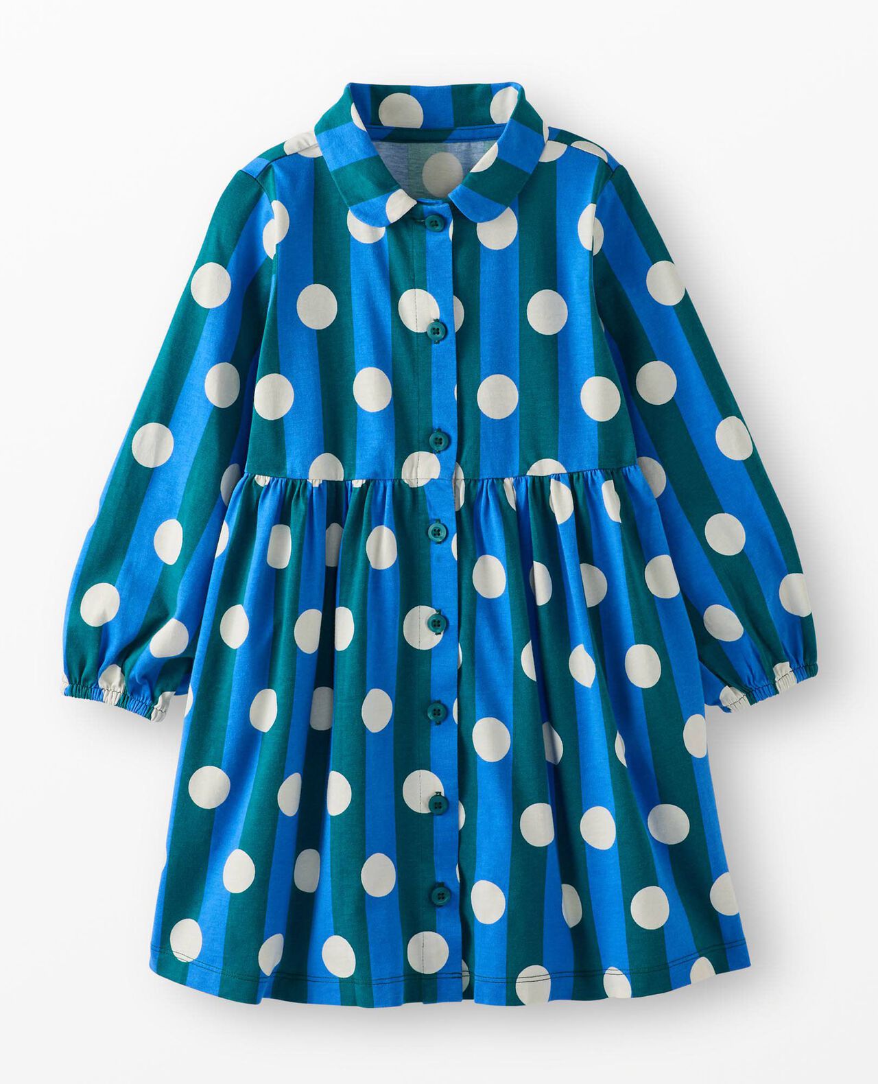 Balloon Sleeve Shirt Dress with Pockets