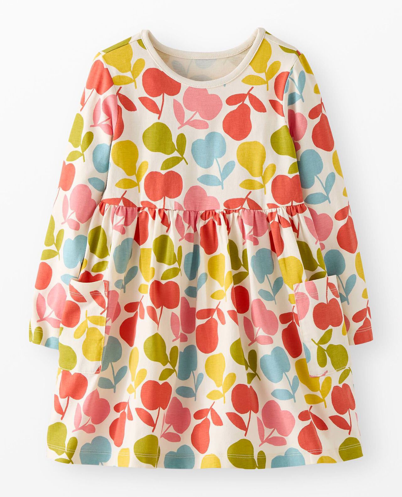 Halloween Long Sleeve Playground Dress with Pockets