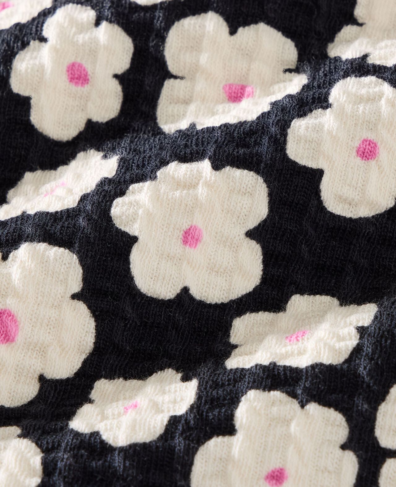 Balloon Sleeve Jacquard Top - Image 3