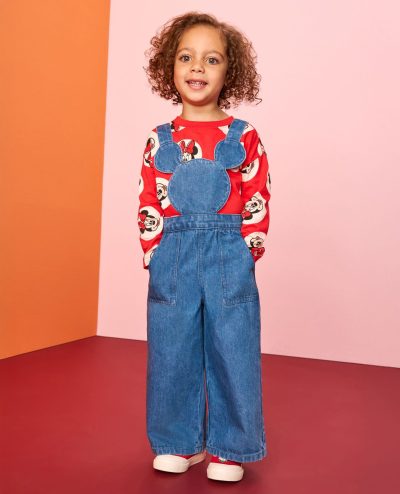 Disney Mickey Mouse Denim Overalls