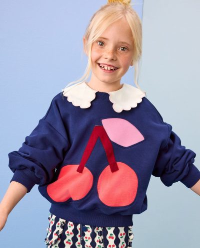 French Terry Graphic Bubble Sweatshirt