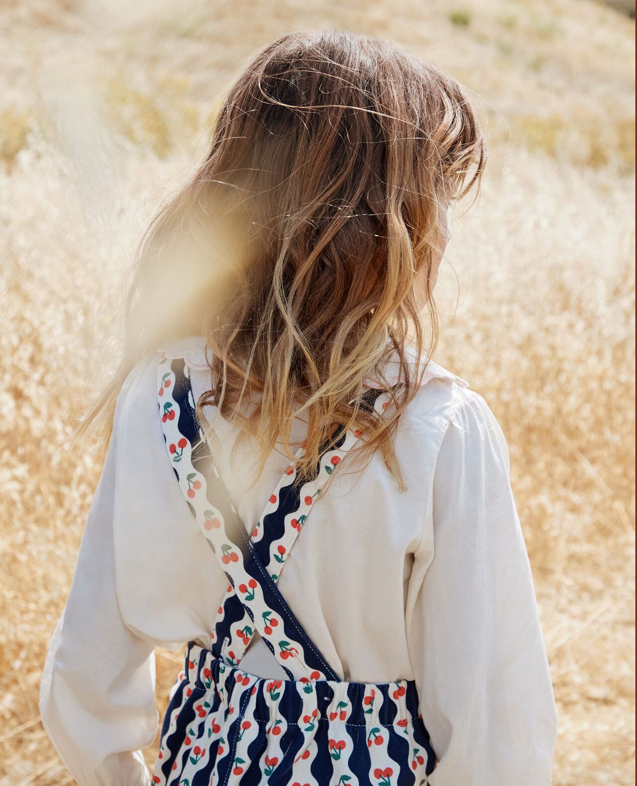 Twill Wide Leg Overalls - Image 4