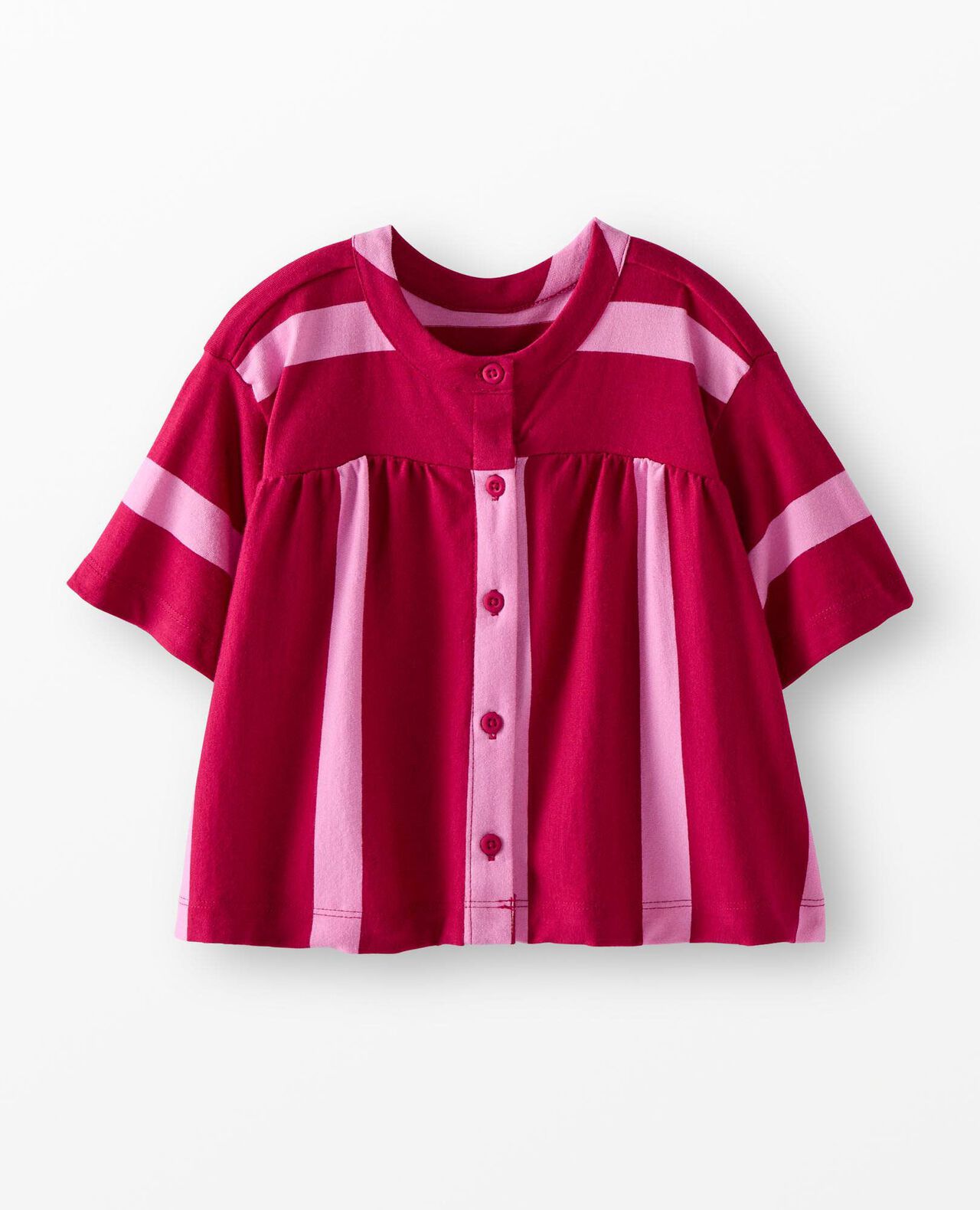 Striped Button Front Shirt - Image 2