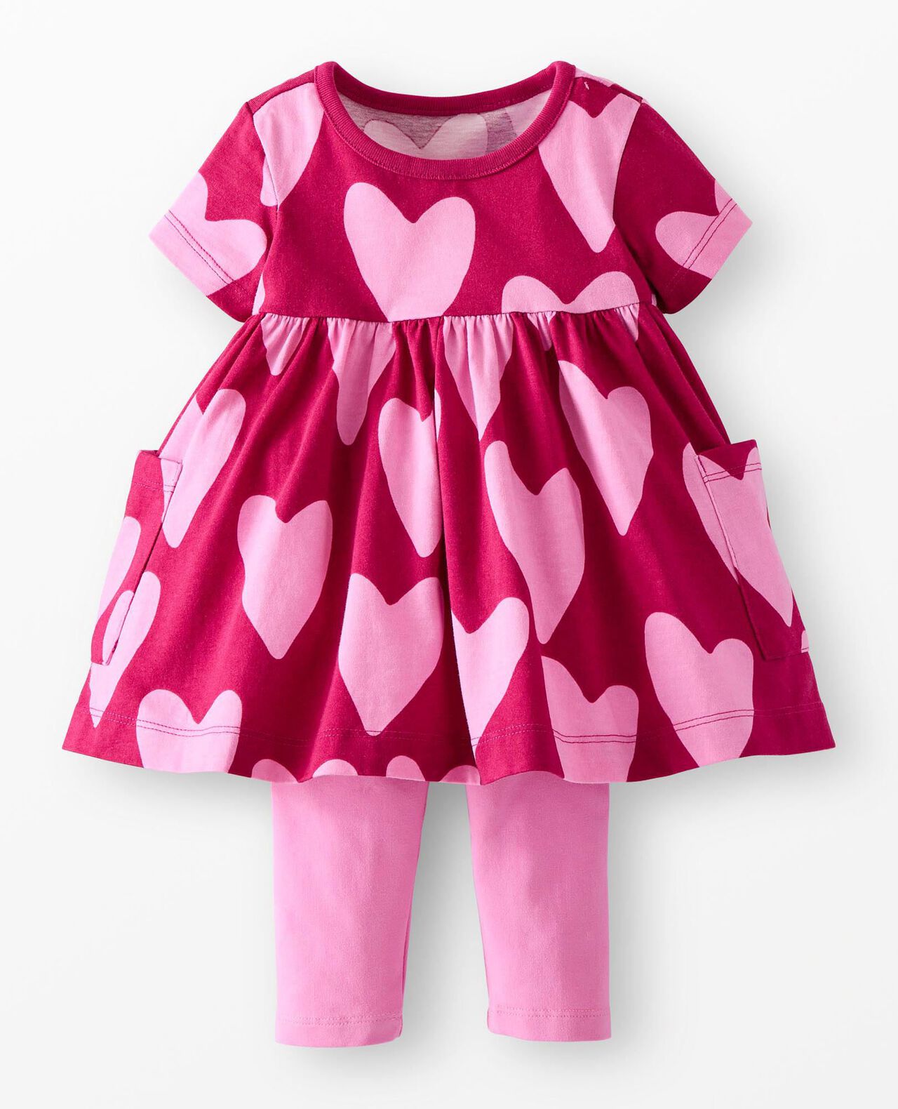 Baby Pocket Dress & Leggings Set