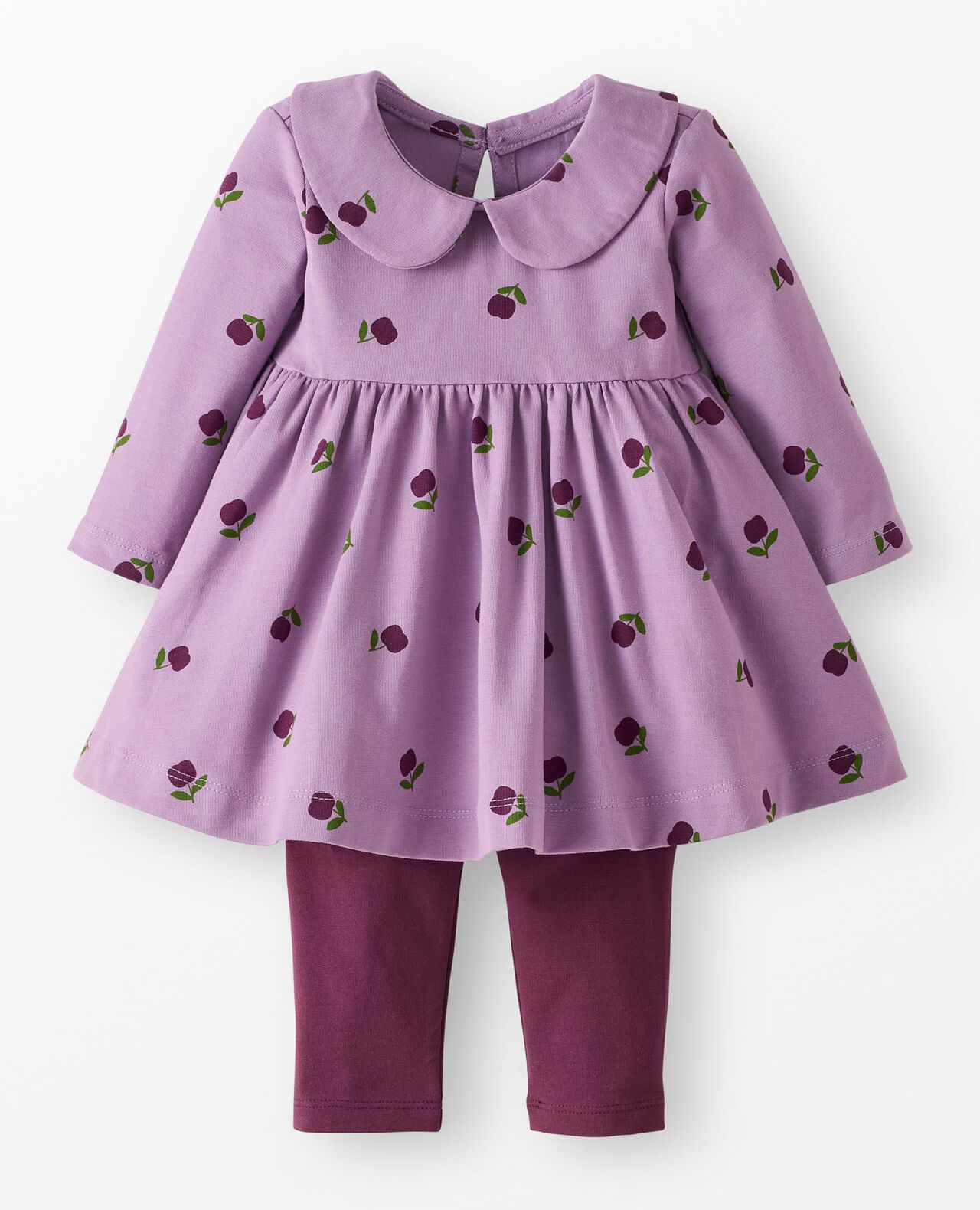 Baby Long Sleeve Skater Dress & Leggings Set