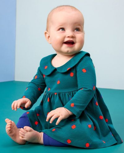 Baby Long Sleeve Skater Dress & Leggings Set