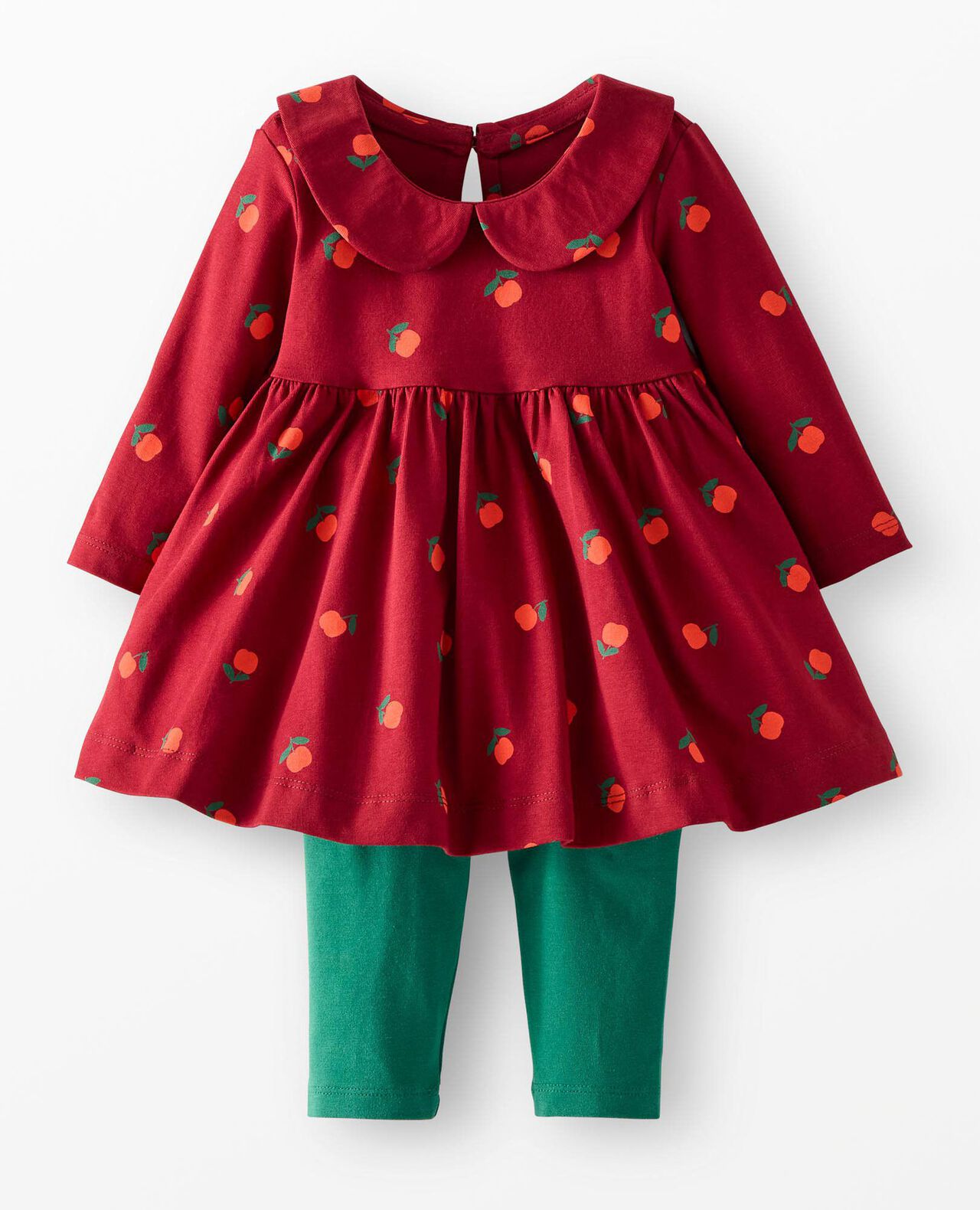 Baby Long Sleeve Skater Dress & Leggings Set