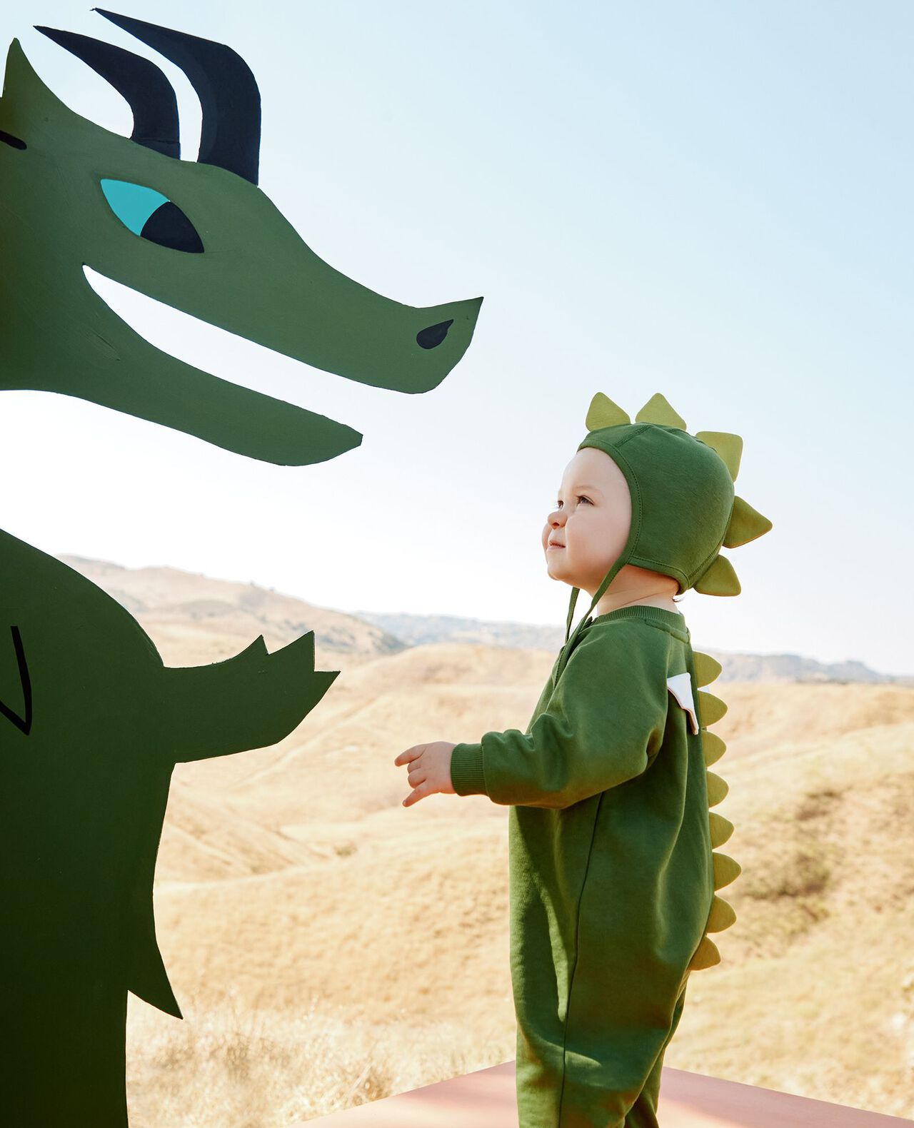 Baby Halloween Dragon One-Piece with Hat - Image 5