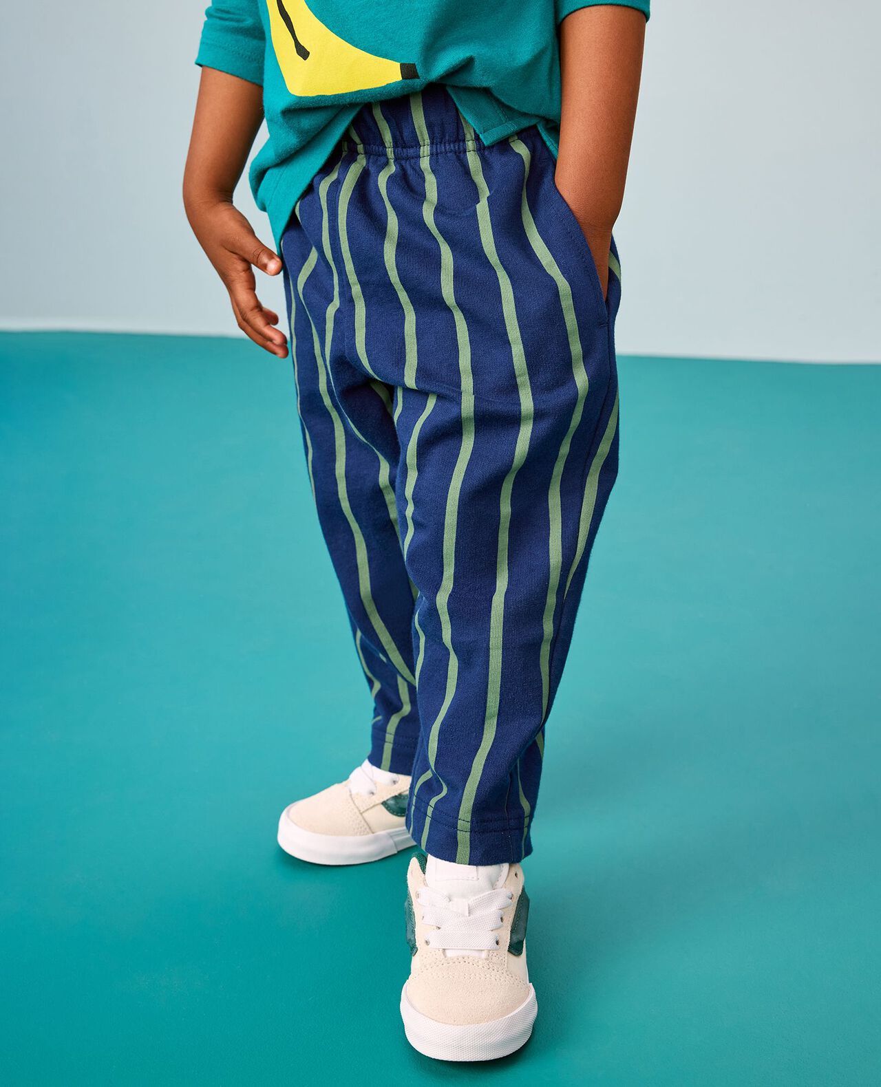 Baby French Terry Tapered Pants - Image 4