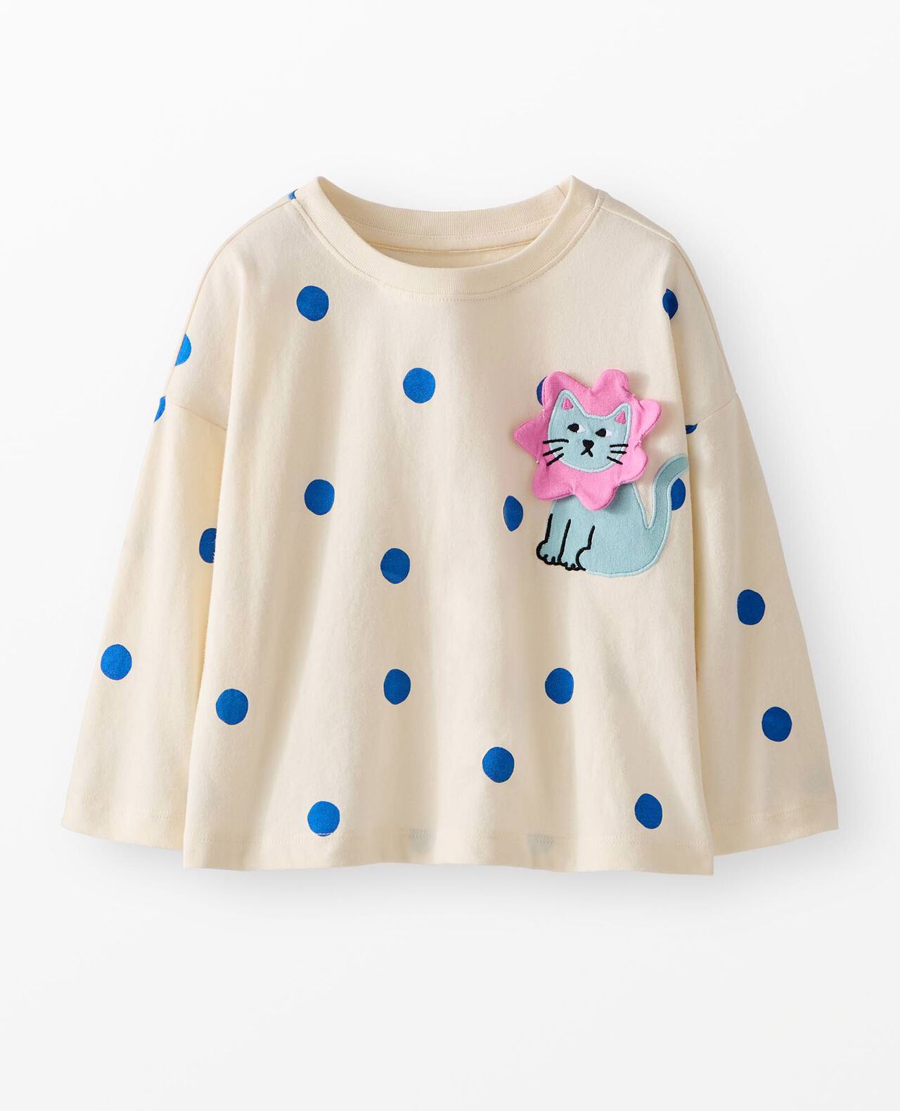 Relaxed Fit Dot Graphic T-Shirt