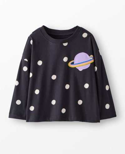 Relaxed Fit Dot Graphic T-Shirt