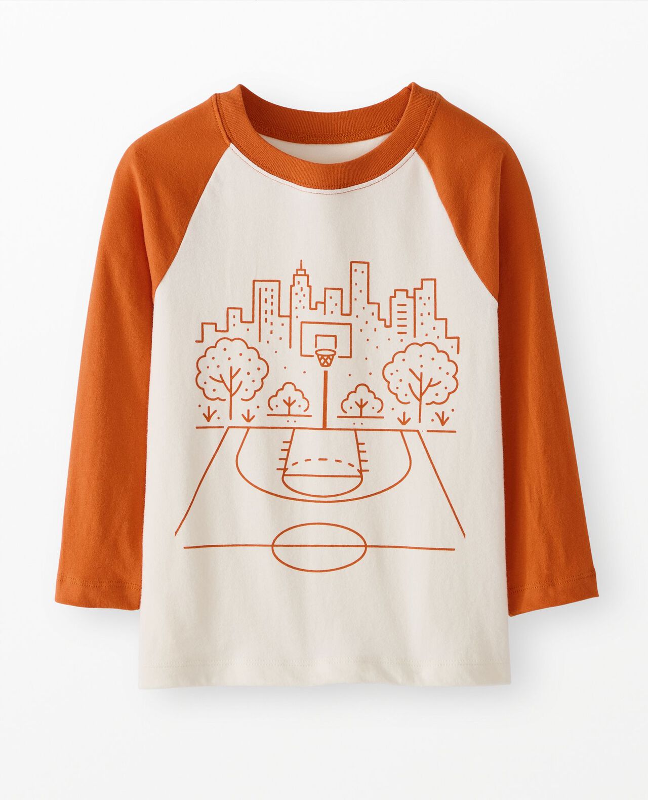 Relaxed Fit Graphic Baseball T-Shirt