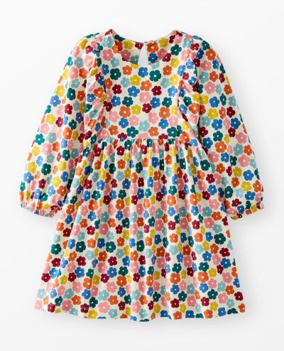 Balloon Sleeve Dress with Pockets