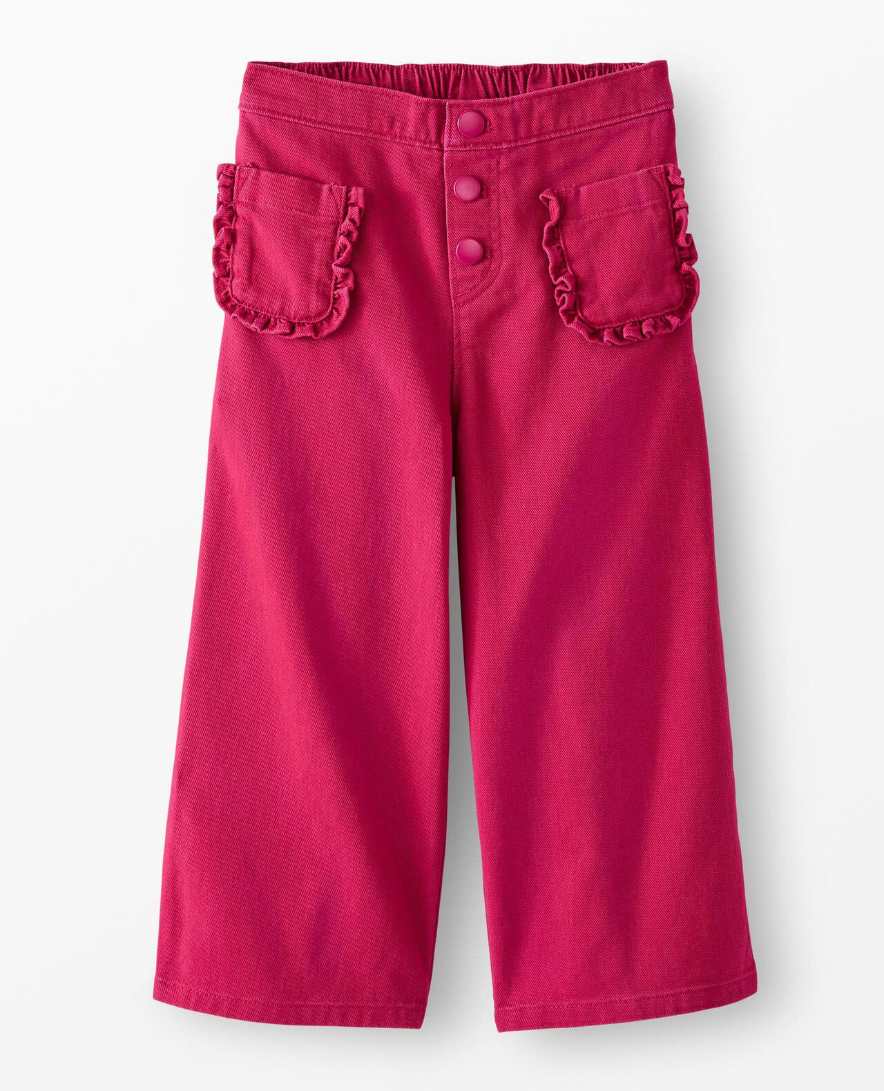 Wide Leg Twill Pants