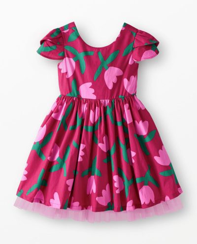Poplin Twirl Dress with Pockets