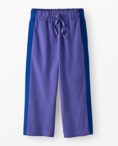 Wide Leg Side Stripe Pants