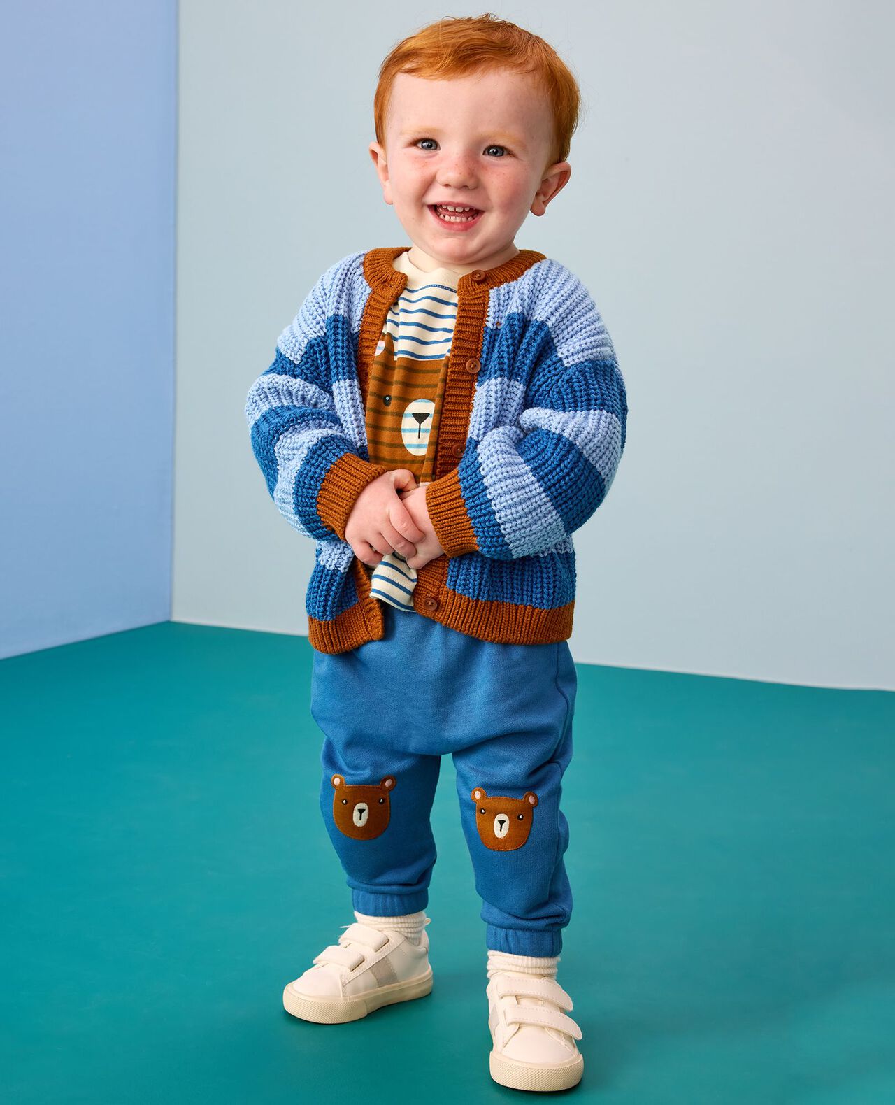 Baby Striped Cardigan - Image 3