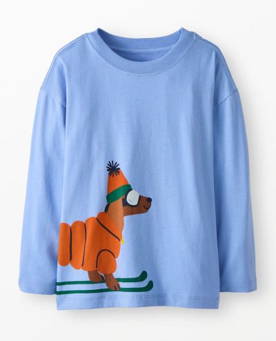 Holiday Long Sleeve Relaxed Fit Graphic T-Shirt