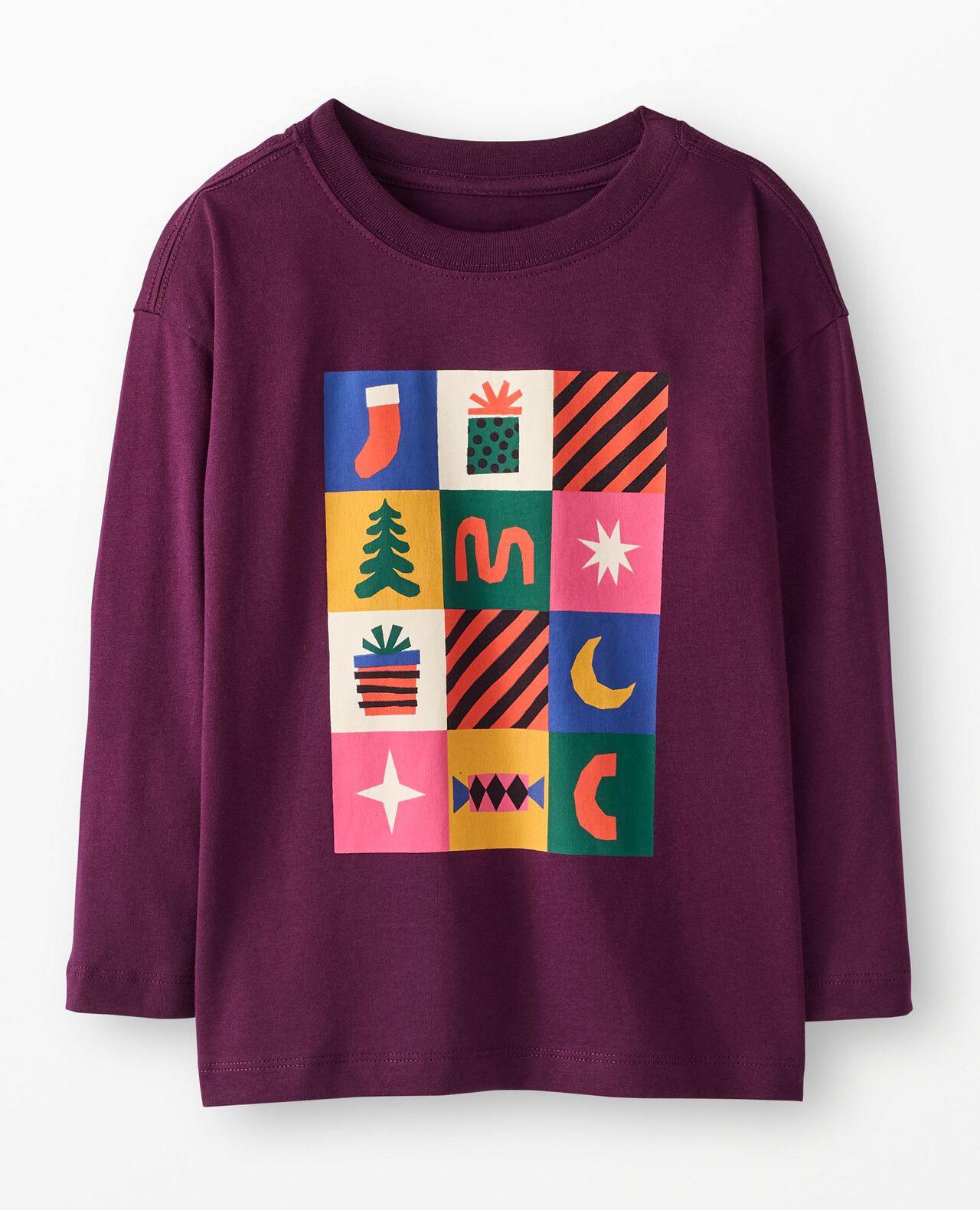 Holiday Long Sleeve Relaxed Fit Graphic T-Shirt