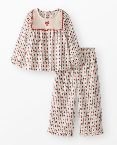 Holiday Flannel Bib Pajama Set
