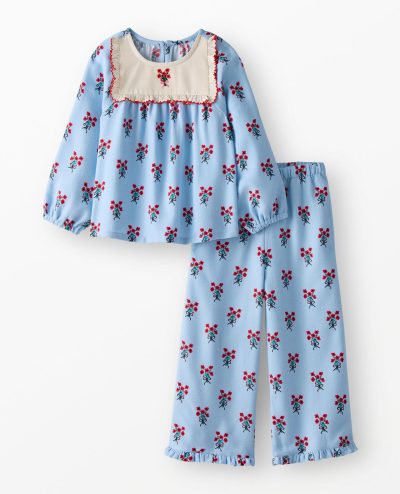Holiday Flannel Bib Pajama Set