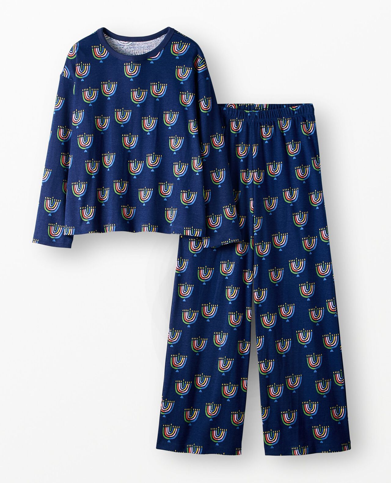 Women's Holiday Wide Leg Pajama Set