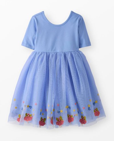 Embroidered Tulle Dress