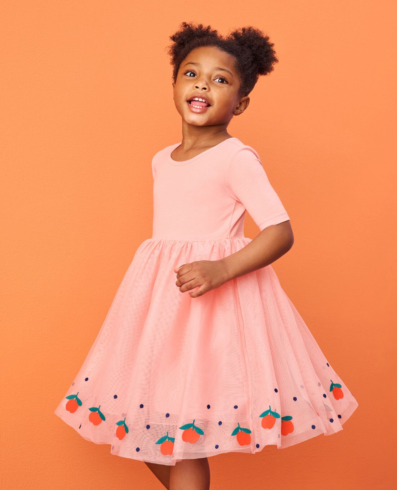 Embroidered Tulle Dress - Image 4